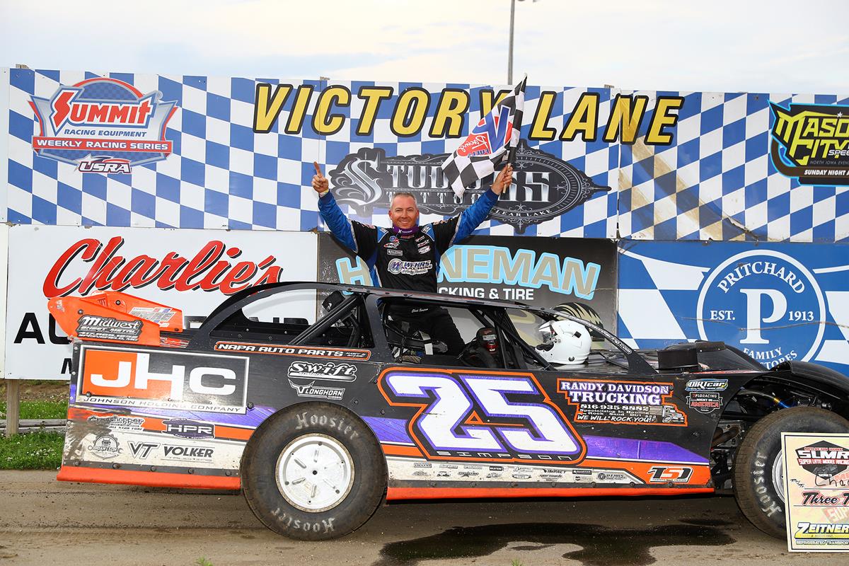 Simpson gets Father's Day Victory at Mason City