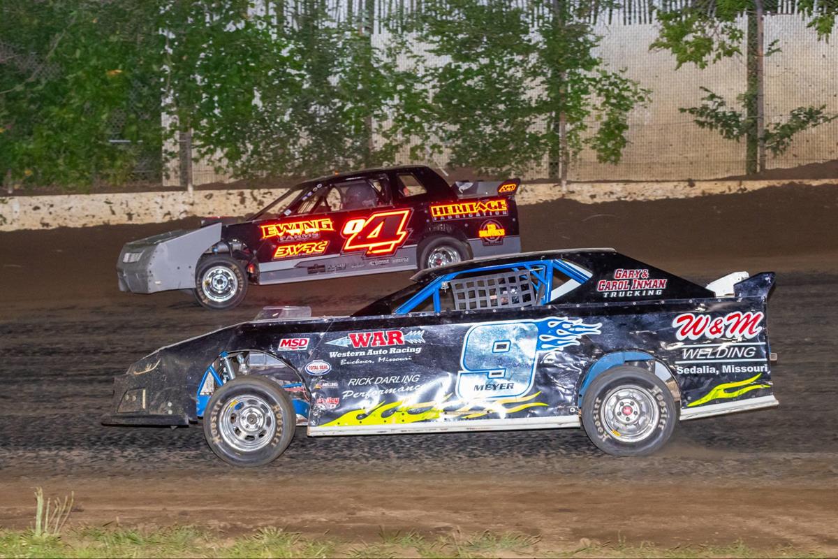 Ewing, Clancy, Evinger, McDowell, and Wood all Victorious at Central Missouri Speedway!