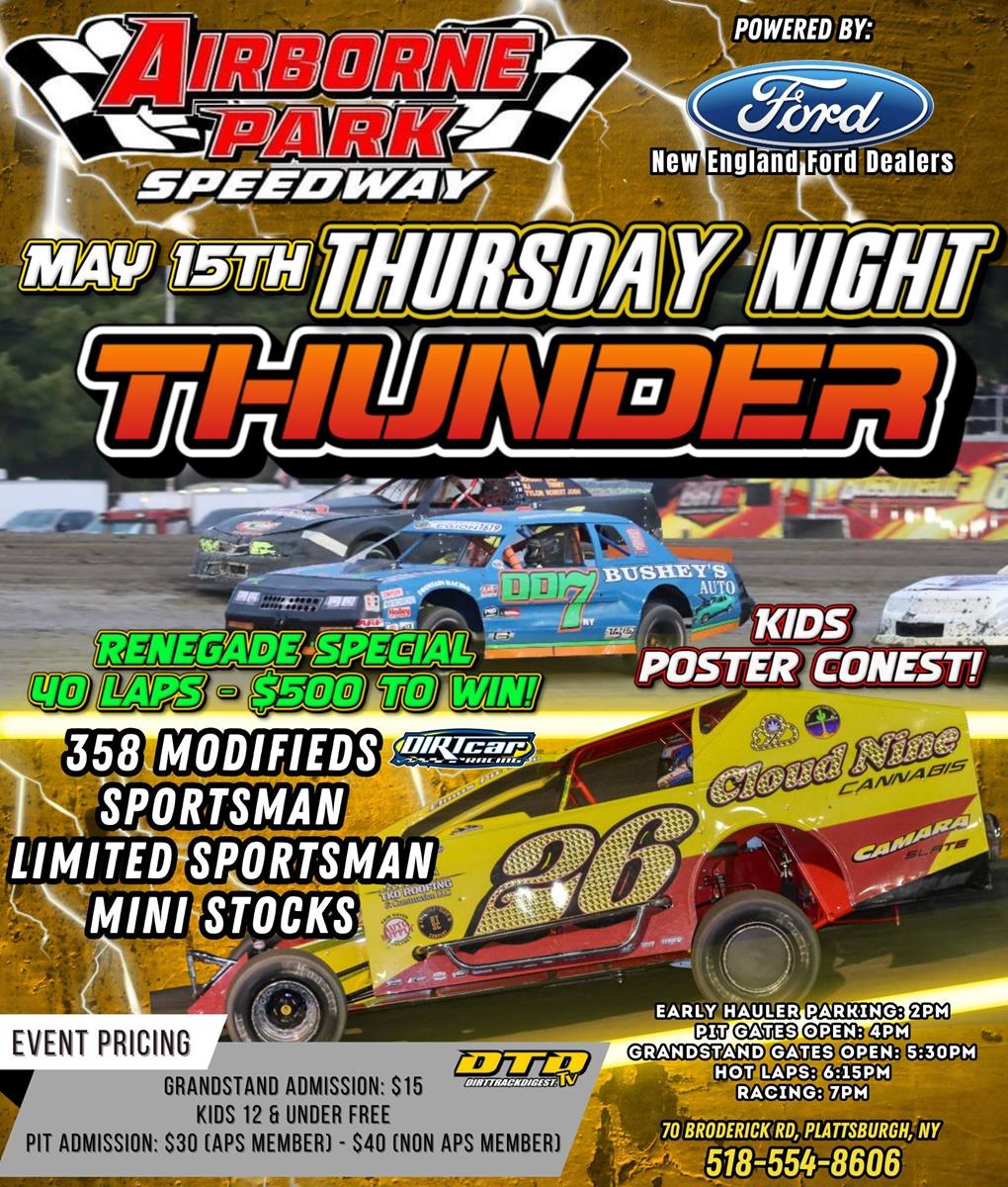 It's RACE DAY at Airborne Park Speedway!!