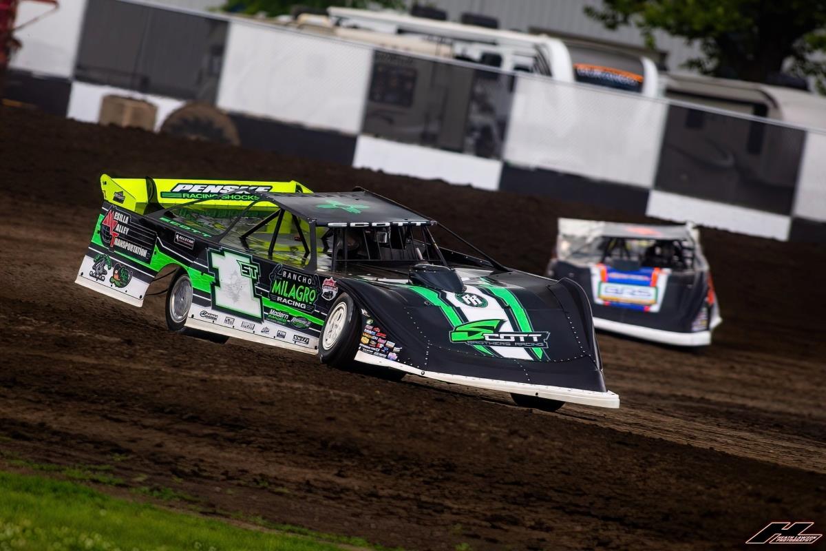 Davenport Speedway (Davenport, IA) – Lucas Oil Late Model Dirt Series (LOLMDS) – July 6th, 2022. (Heath Lawson photo)
