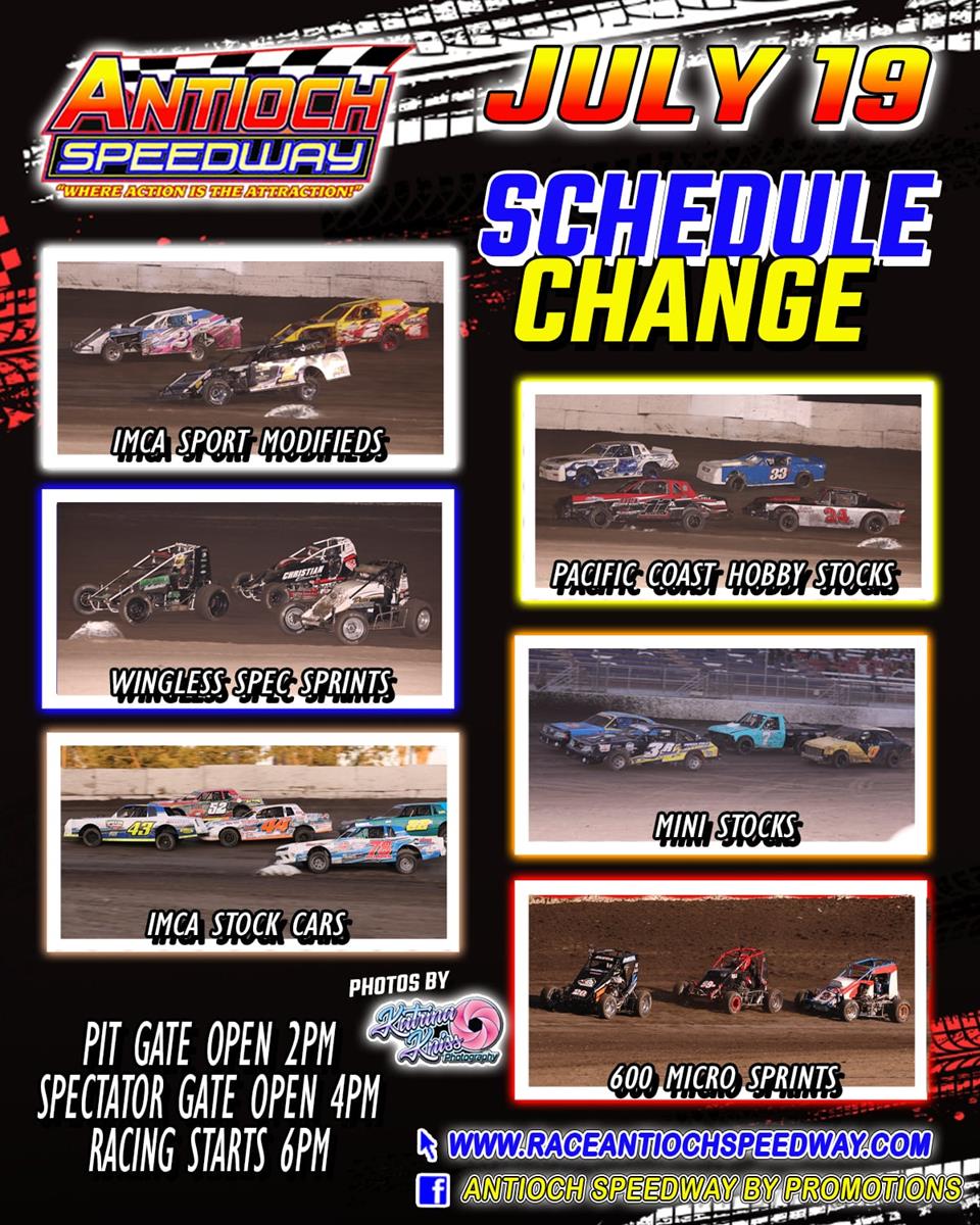 July 19th Race Added to the 2025 Antioch Speedway Schedule