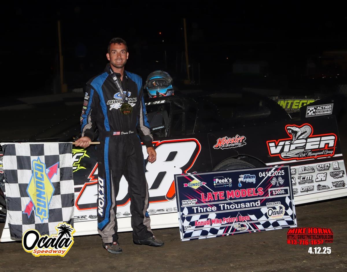 Ocala Speedway (Ocala, FL) – Mike Peters Open – April 12th, 2025. (Mike Horne Photo)