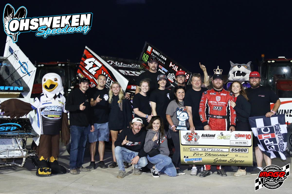 WESTBROOK WINS $5,000 WITH SOS AT OHSWEKEN