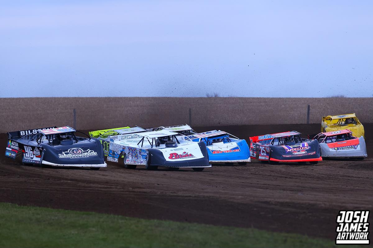 Cedar County Raceway (Tipton, IA) – MARS Late Model Championship Series – Hawkeye Land 40 – April 17th, 2025. (Josh James Artwork)