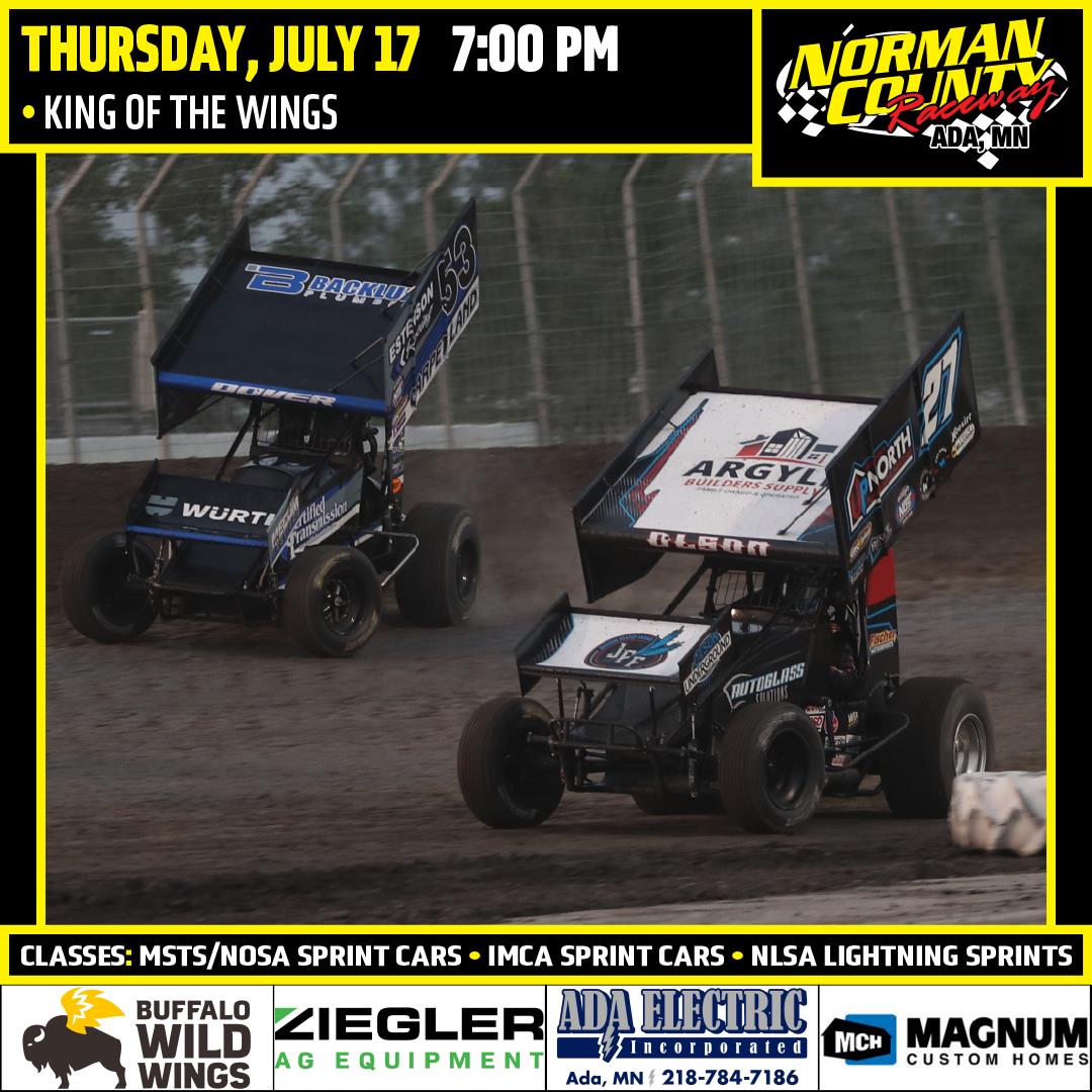 NEXT RACE: Thursday, July 17 - King of the Wings