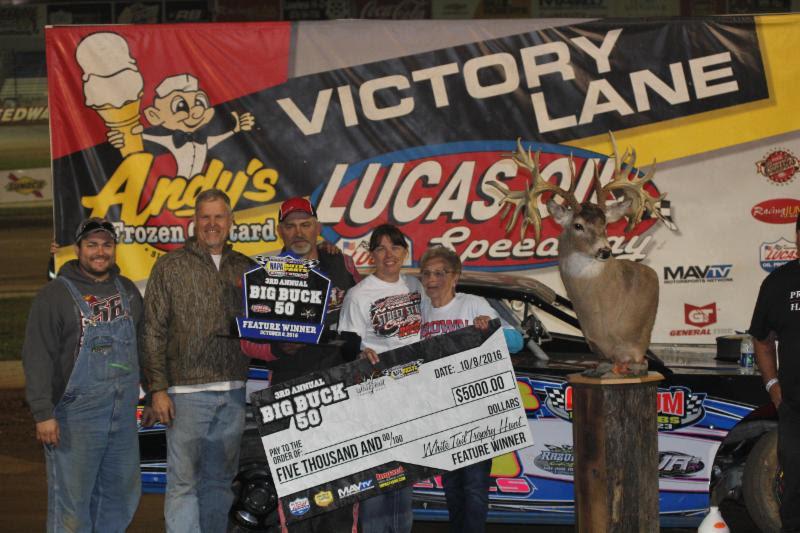Lucas Oil Speedway Big Buck 50 victor Tim Brown cashes in during Whitetail Trophy Hunt