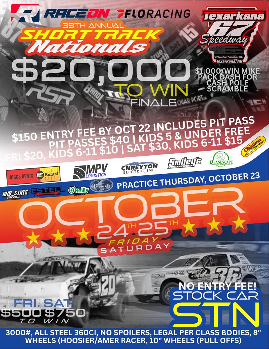 38TH ANNUAL SHORT TRACK NATIONALS