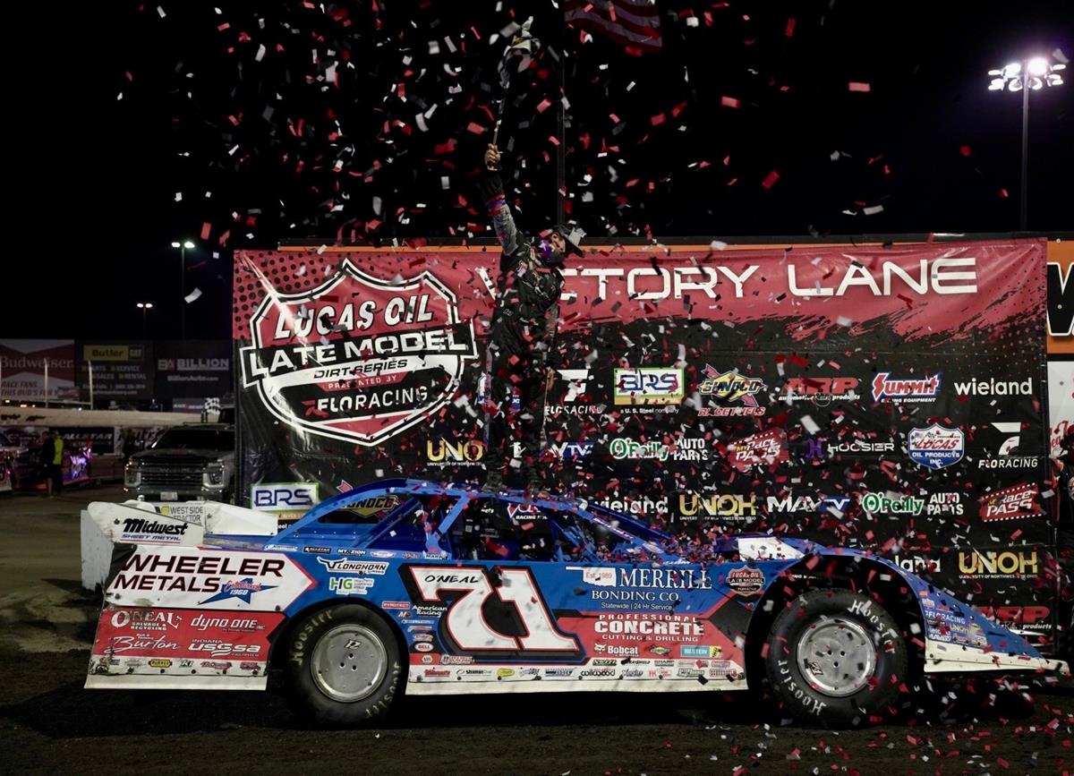 O’Neal and Olivier Triumphant at Huset’s Speedway During Kwik Star Night of Silver Dollar Nationals Presented by MyRacePass