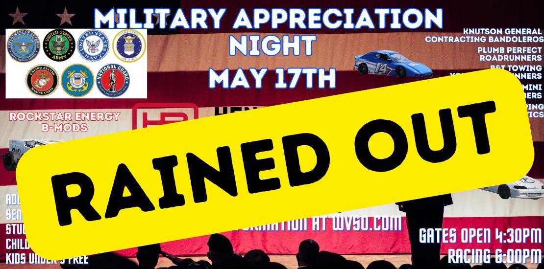 May 17th Event Canceled!