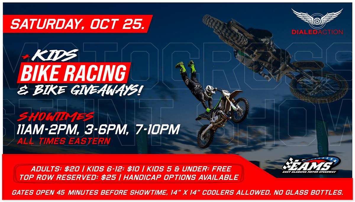 FAMILY FUN DAY AT EAMS, FEATURING MX STUNT SHOW & MORE!