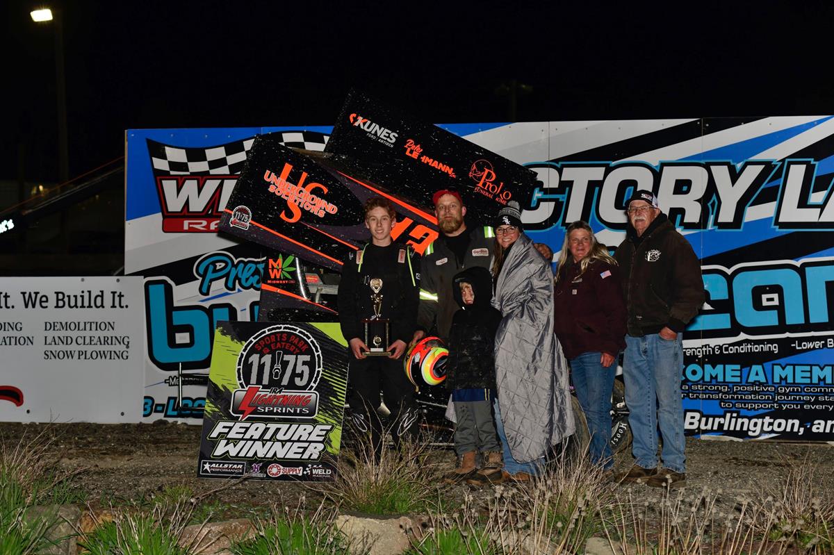 Richards Scores First 11-75 Lightning Sprints Win On Dick Colburn Classic; Klemko Chalks Up Wisconsin Wingless Victory