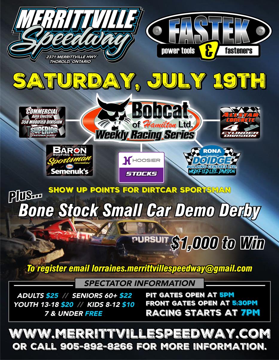 Fastek to Present Small Car Demo Derby This Saturday Night