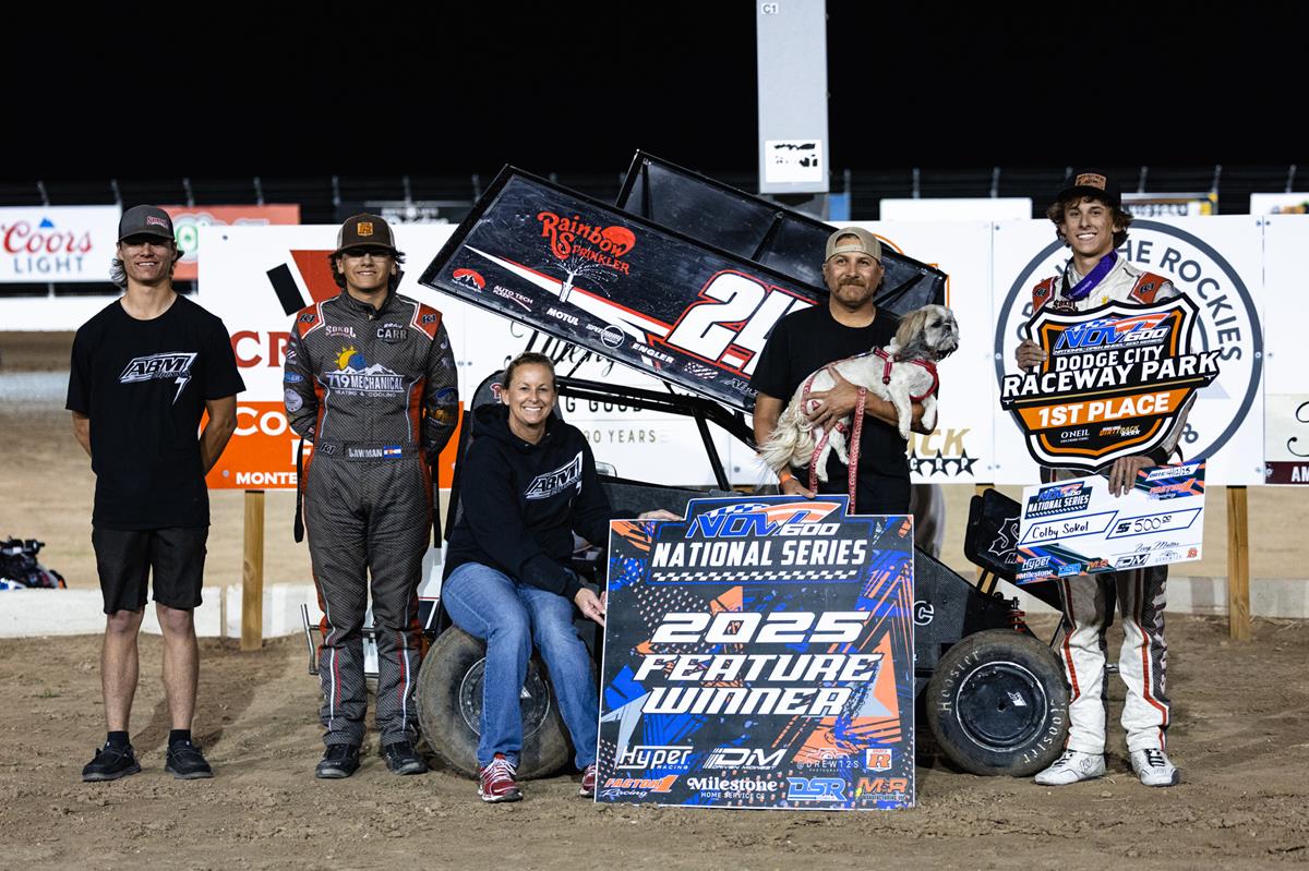 Sokol, Friesen, McRoberts, and Zimmerman Tame NOW600 National Series Fields on Saturday at Dodge City!