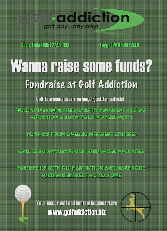 Raise some funds at Golf Addiction!