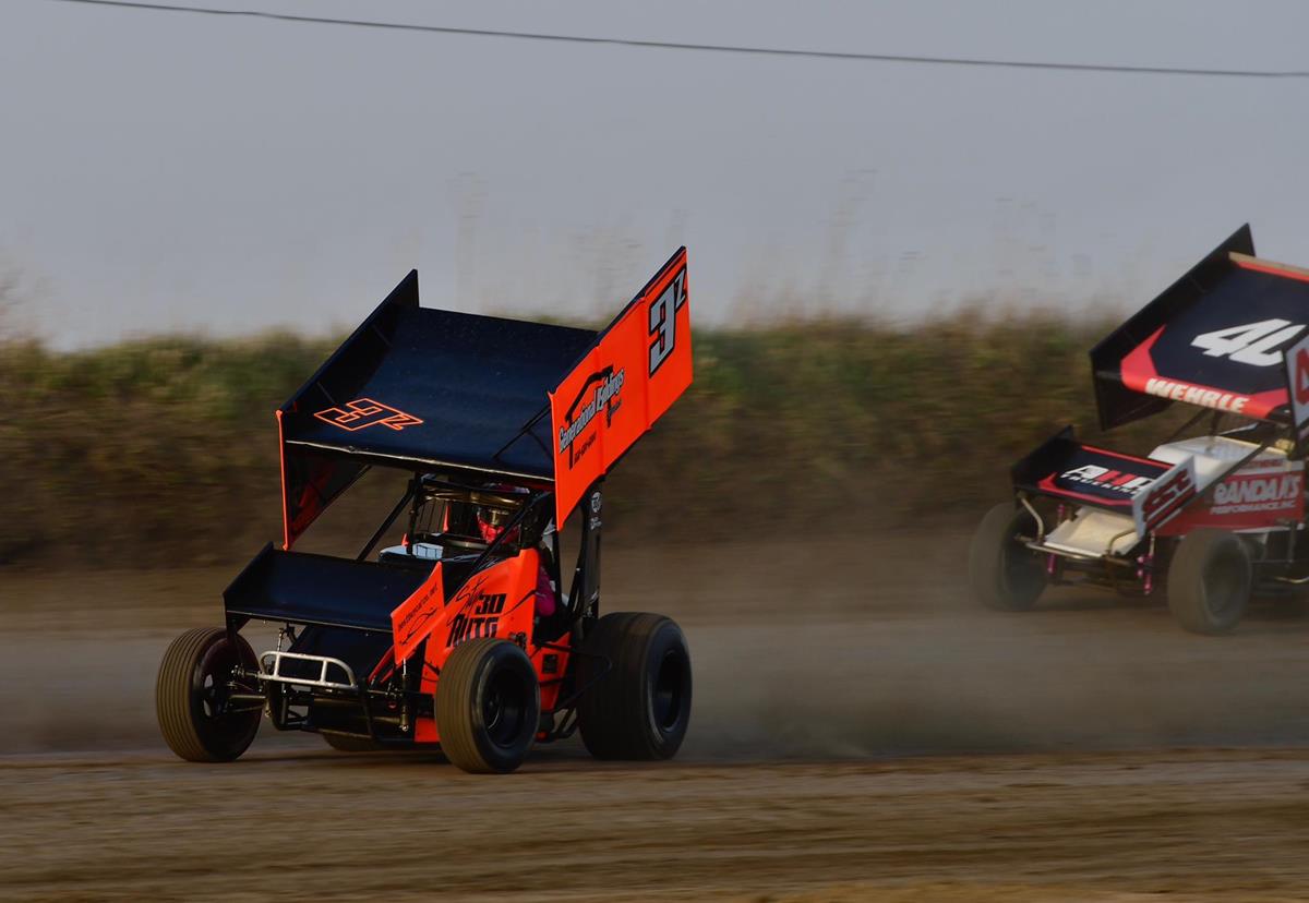 Stuart Speedway (Stuart, IA) – Malvern Bank 360 Sprint Invaders – April 12th, 2025. (Jeremy Thompson photo)