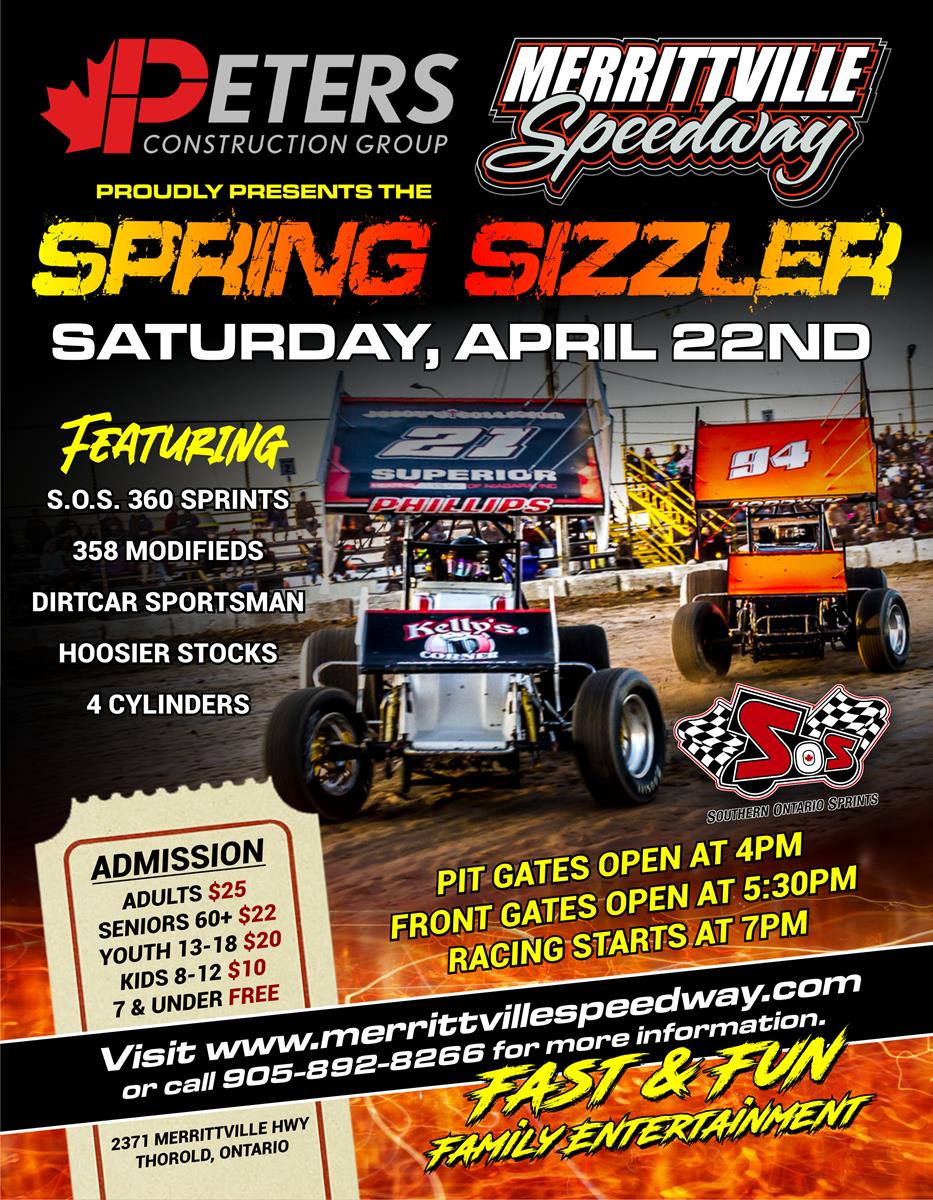 Spring Sizzler to Start Merrittville’s Season This Saturday Night