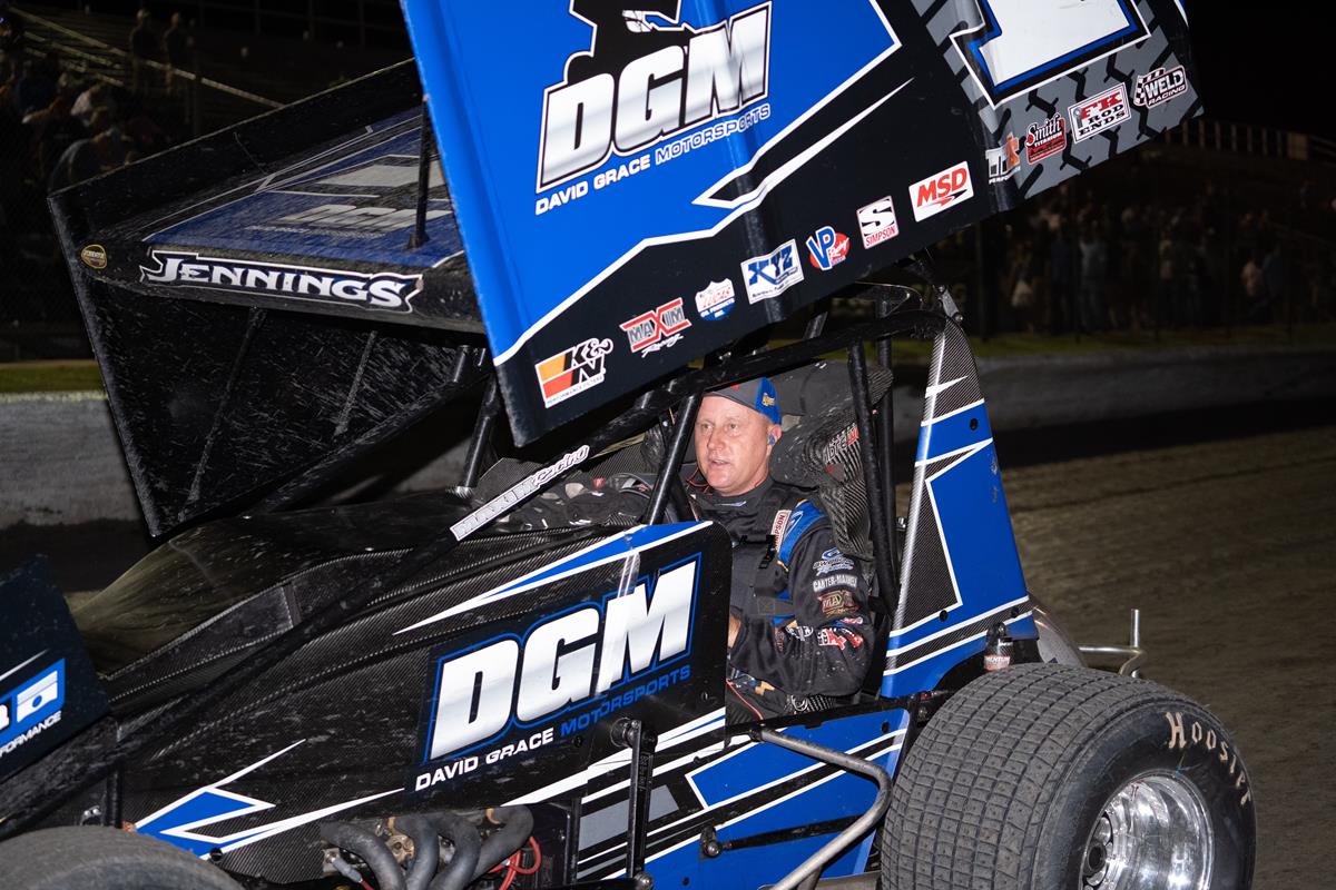 JENNINGS CHARGES FROM 9TH AT DEVILS BOWL SPEEDWAY