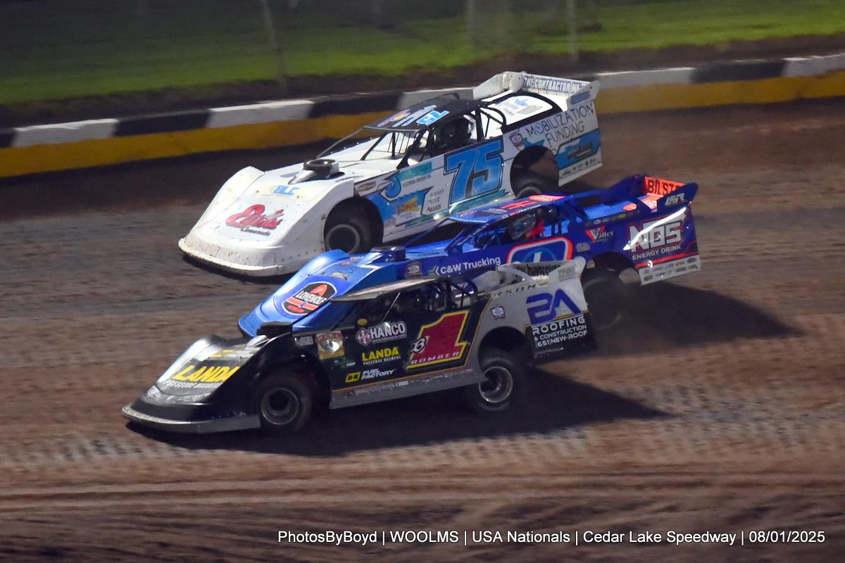 Cedar Lake Speedway (New Richmond, WI) – World of Outlaws Real American Beer Late Model Series – USA Nationals – July 31st-August 2nd, 2025. (Todd Boyd photo)