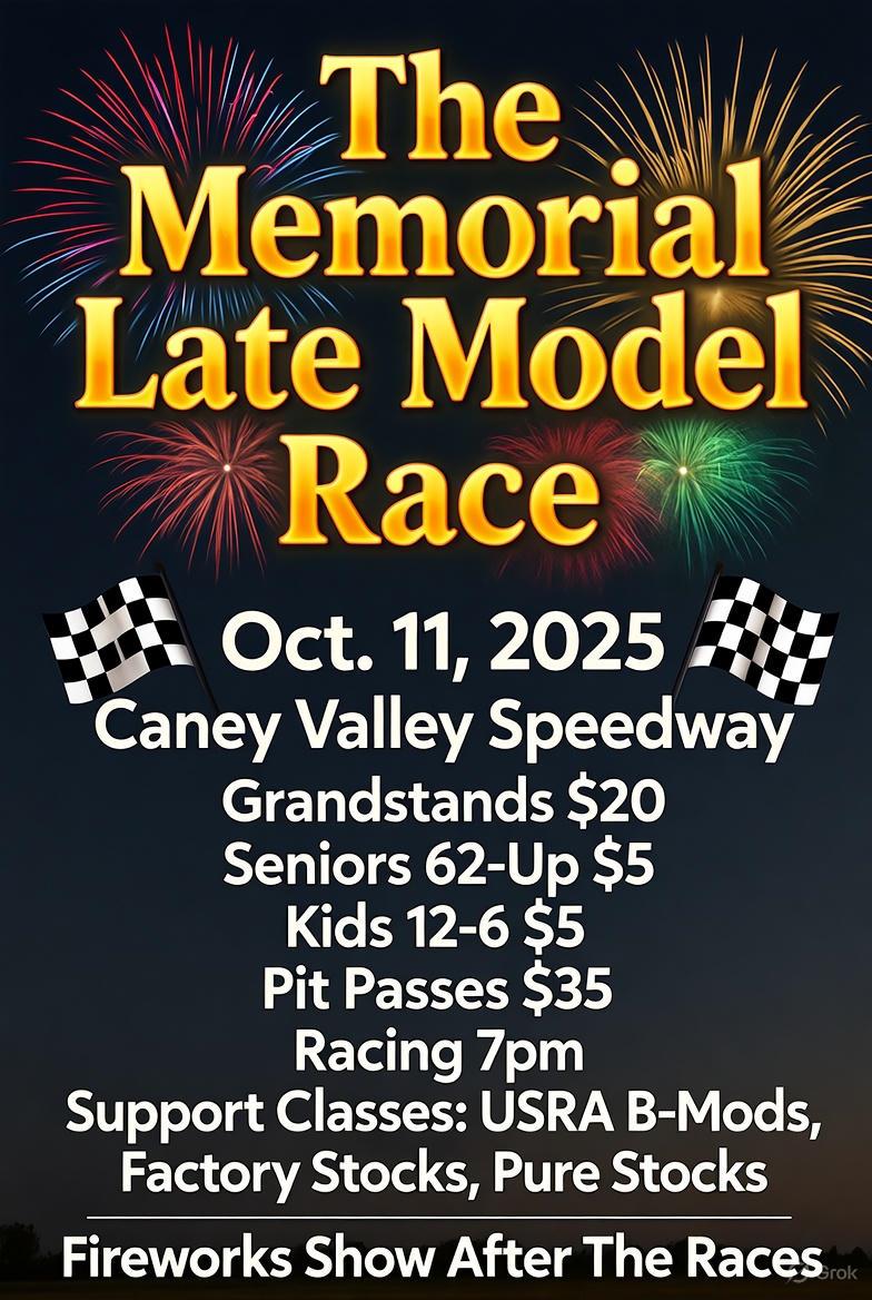 The Memorial Late Model Race This Saturday