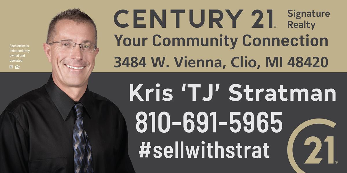 Kris Stratman Century21 of Clio New Marketing Partner with Auto City Speedway