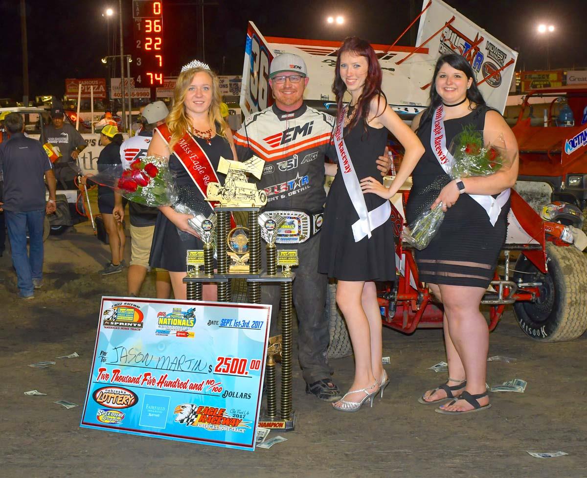 Jason Martin is the 2017 RaceSaver IMCA Sprint Nationals Champion!