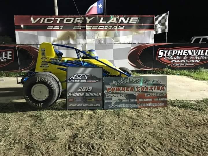 Shon Deskins Charges With ASCS Elite at 281 Speedway