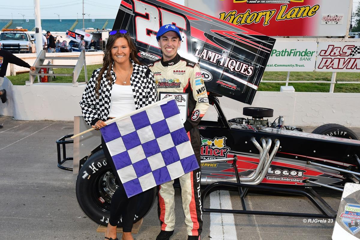 Sokolic Smokes the Field for First Career J&amp;S Paving 350 Super Win