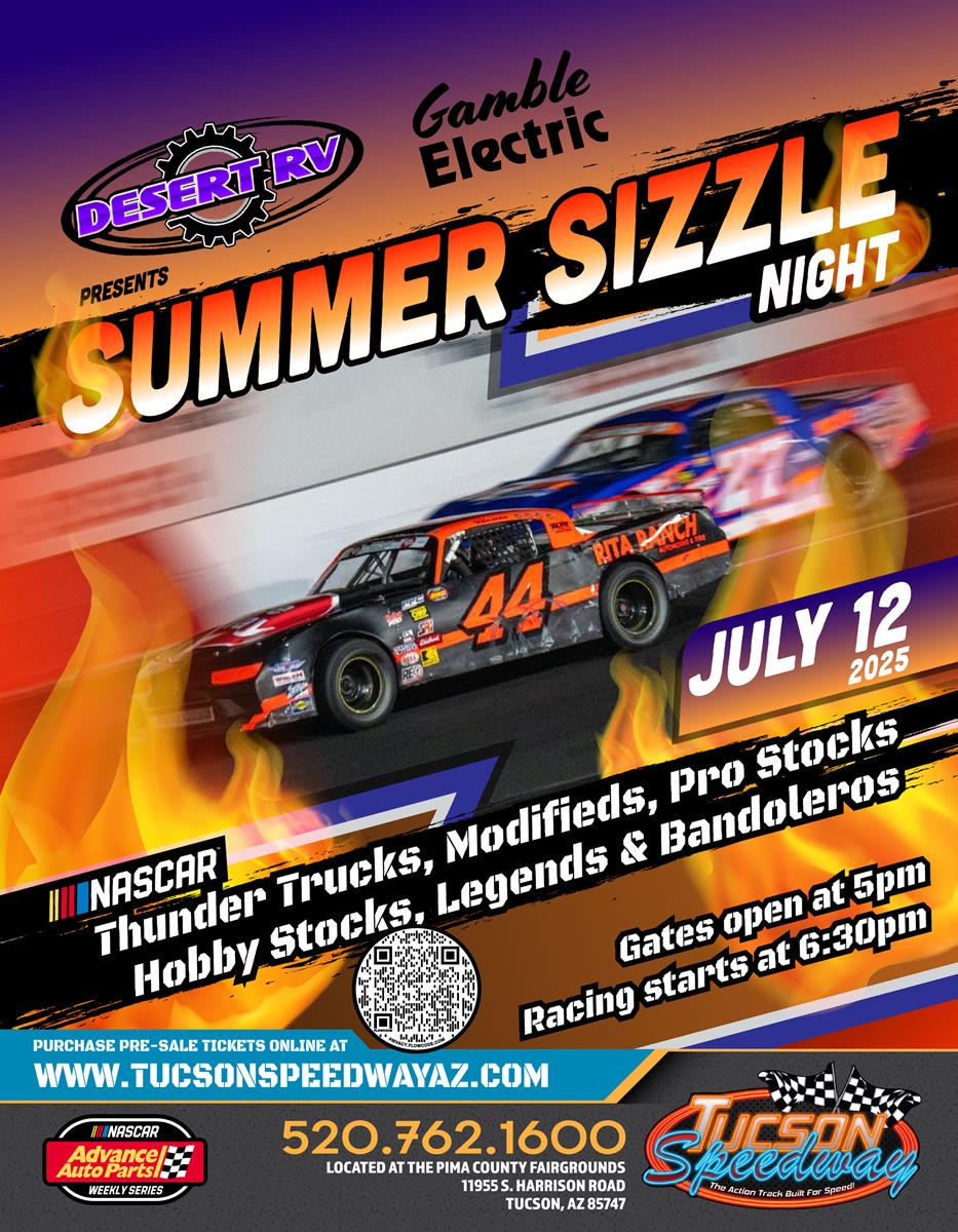 Saturday, July 12, 2025 SUMMER SIZZLE- Desert RV