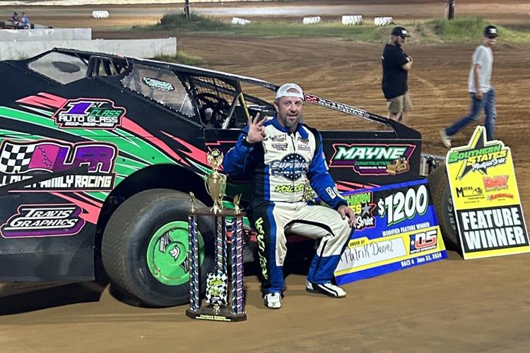 Daniel Wins His Third Southern States Modified Feature of the Year