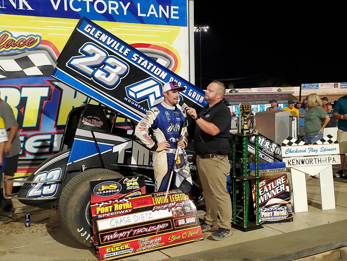Chase Dietz Picks Up $20K to Win Living Legends Dream Race; Saterlee Goes to Victory Lane in Late Models