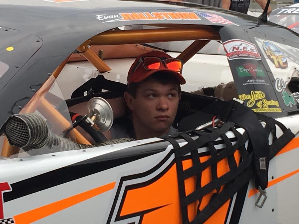 Hallstrom Rallies for 13th-Place Run During Debut at Oxford Plains Speedway