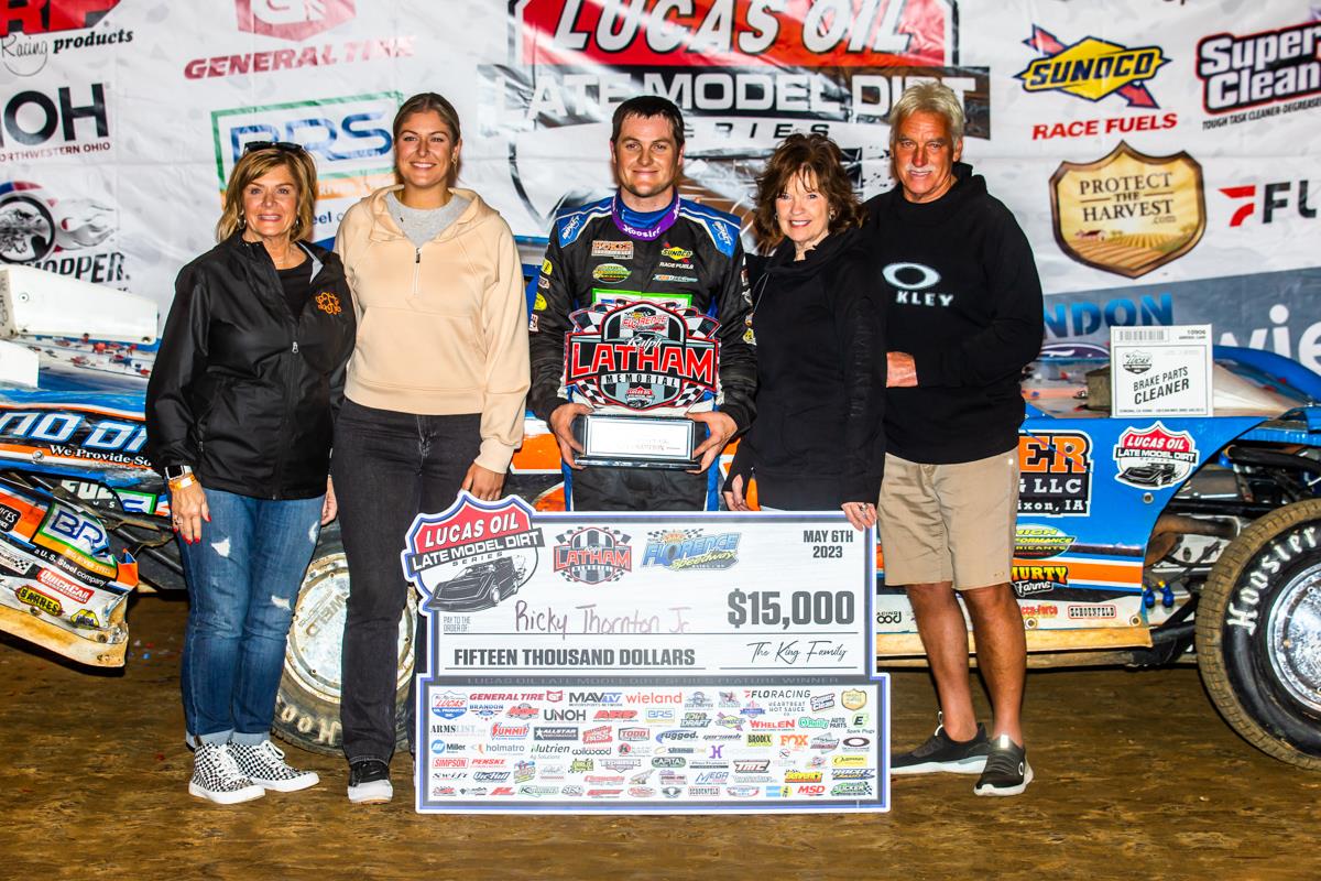 Thornton Earns Career First Ralph Latham Memorial Victory at Florence