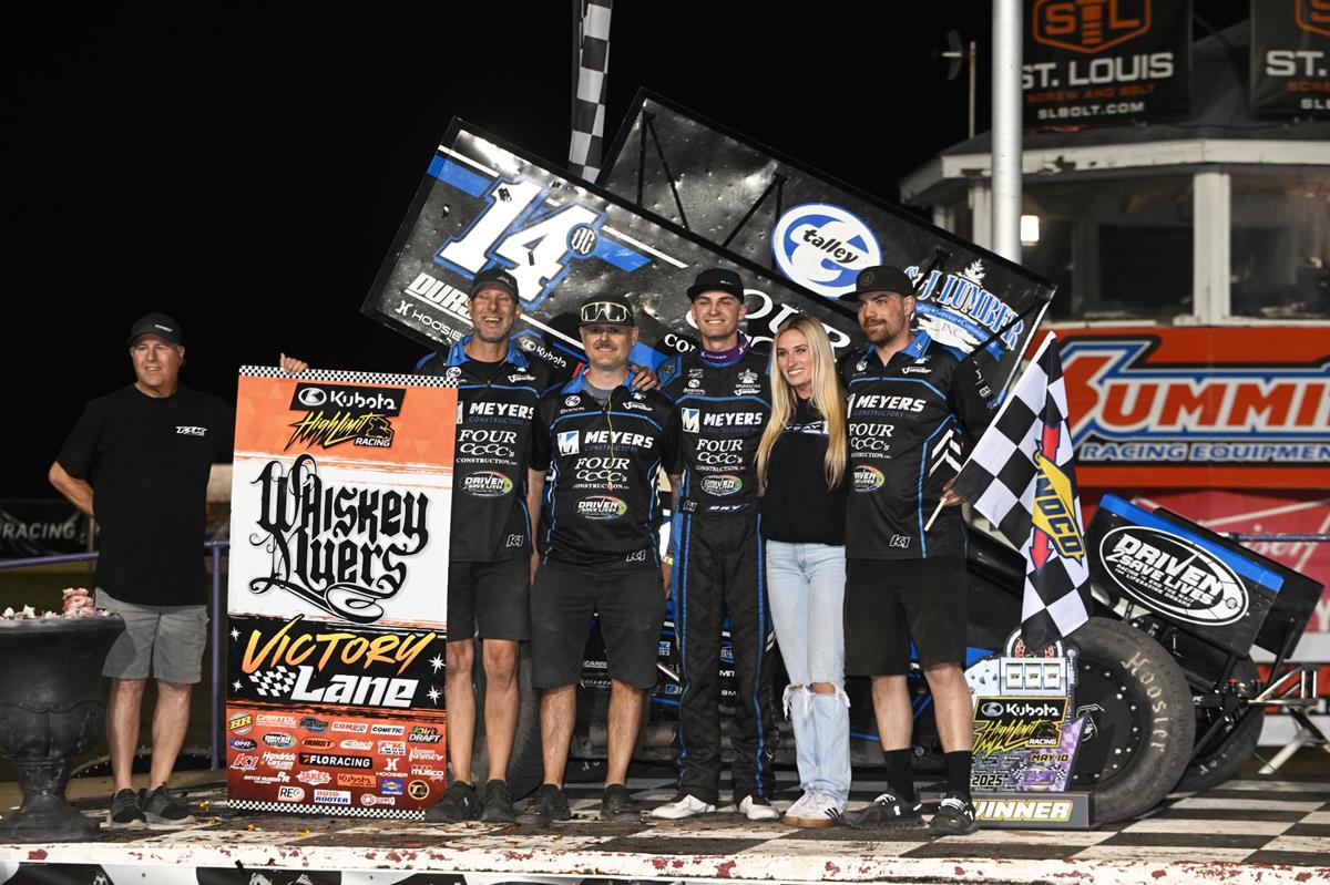ON THE FENCE: Corey Day Rides the Wall at Tri-City Speedway to Second High Limit Win of Year