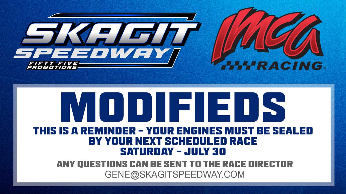 MODIFIEDS - ENGINE SEAL REMINDER