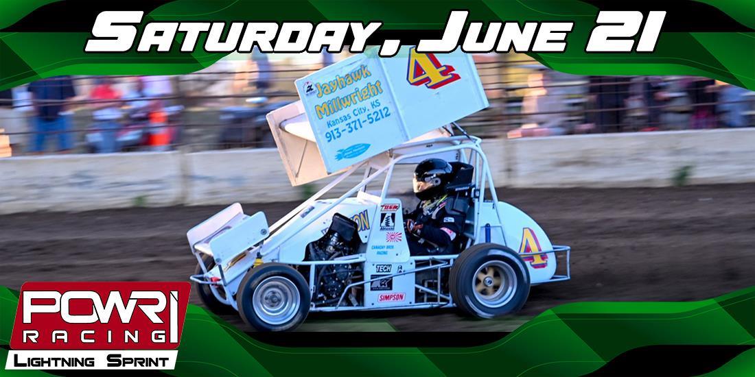 Midwest Lightning Sprints Headline Weekly Racing at Sweet Springs