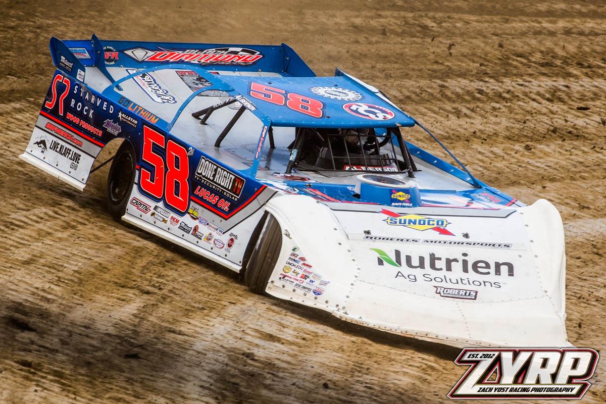 Top10 finish in Dirt Late Model Dream prelim at Eldora