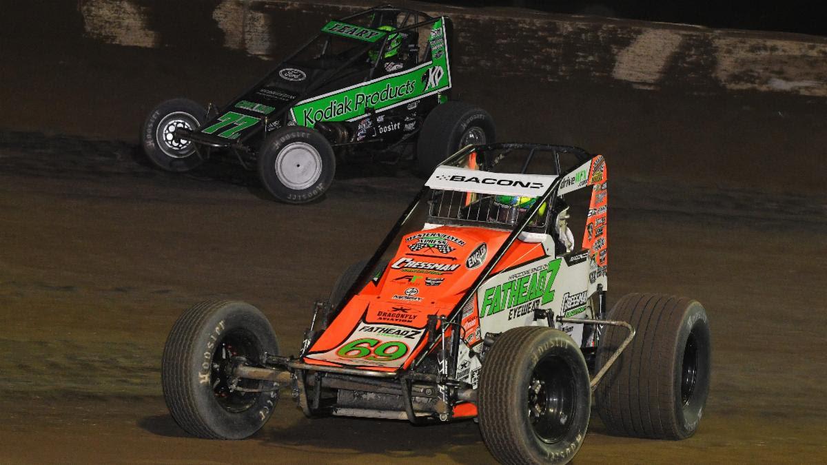 Leary Moves Up to Collect Circle City's USAC Indiana Sprint Week Debut