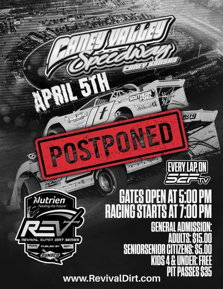 Season Opener Postponed