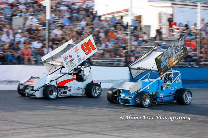 Warf Thunders to Winged Sprint Car Win