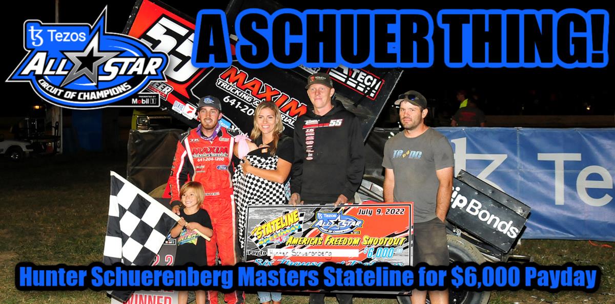 Hunter Schuerenberg masters Stateline Speedway again for $6,000 payday