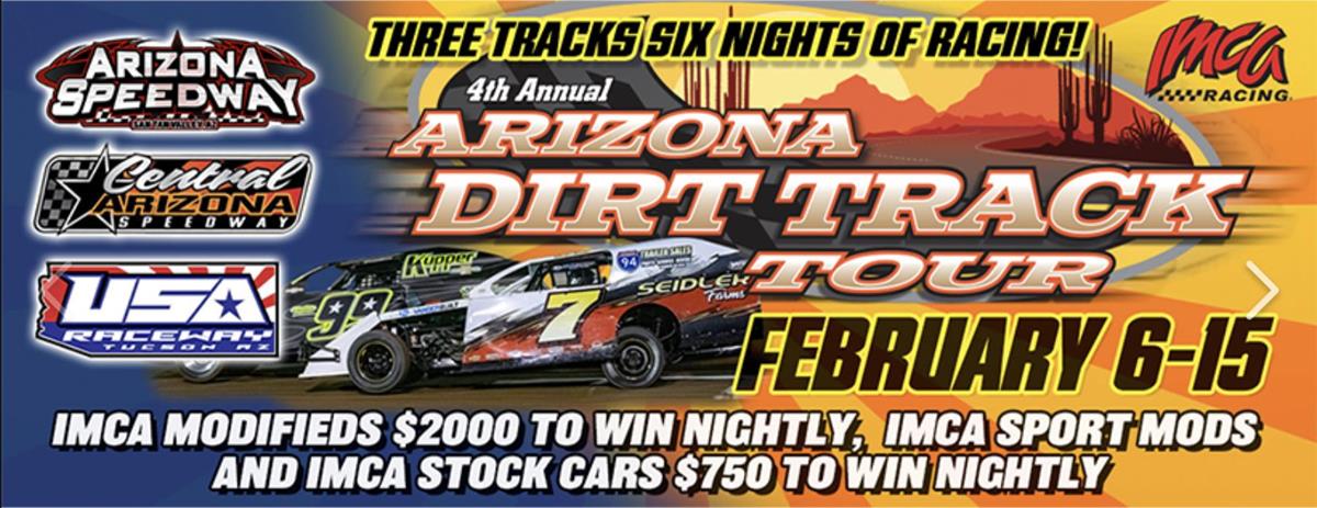 Arizona Dirt Track Tour Invading Trio of Arizona Ovals With Speed Shift TV Broadcasting Live Video Each Night