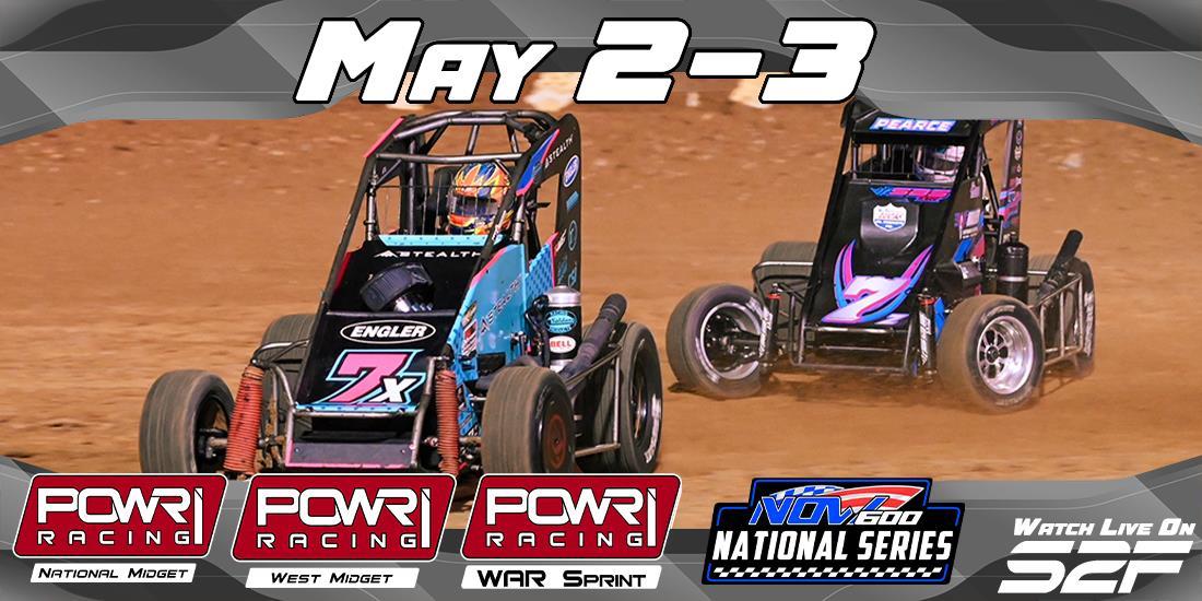 May 2-3: POWRi Leagues Invade Sweet Springs Motorsports Complex with Weekend Double-Header
