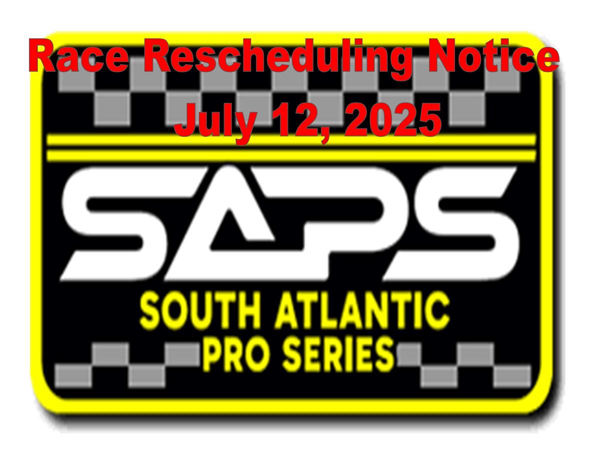 Race Rescheduling Notice – July 12, 2025