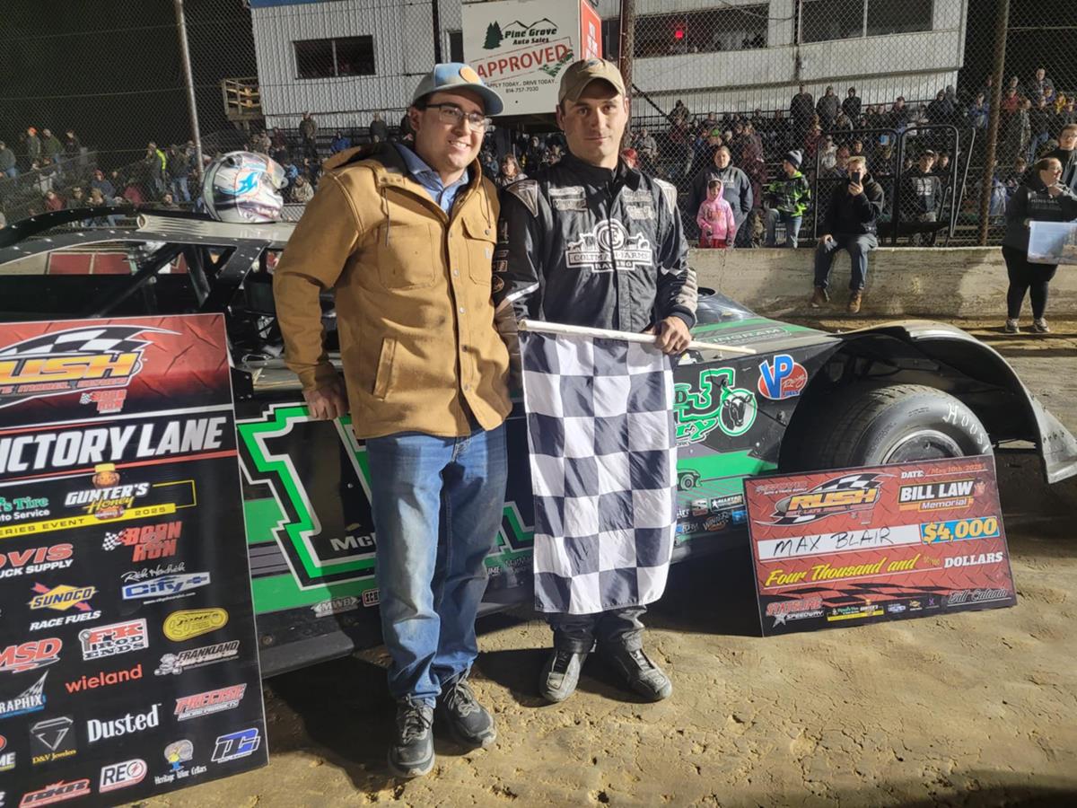 MAX BLAIR OPENS 2025 FLYNN'S TIRE/GUNTER'S HONEY TOURING SERIES SEASON WITH HIS 1ST “BILL LAW MEMORIAL” WIN WORTH $4,000 AS A STATELINE RECORD 49 HOVI