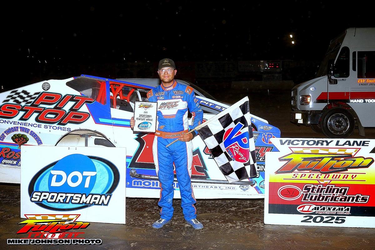Emmett Waldron Scores First Career DIRTcar Sportsman Series Win, Gavin Eisele Wins Central Region Title