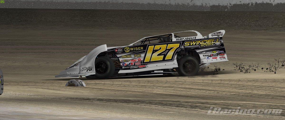 Matjoulis Takes Over World of Outlaws Late Models Points Lead on iRacing After Leading Swindell SpeedLab eSports Team to Win at Limaland