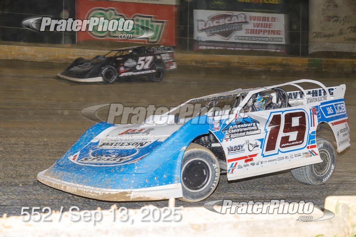 Senoia Raceway (Senoia, GA) – World of Outlaws Real American Late Model Series – Billy Clanton Classic – September 13th, 2025. (PraterPhoto)