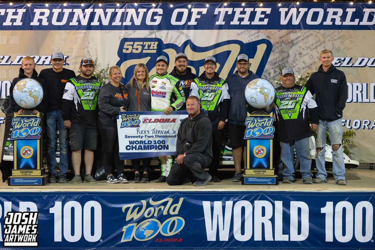 Eldora Speedway (Rossburg, OH) – World 100 – September 4th-6th, 2025. (Josh James Artwork)