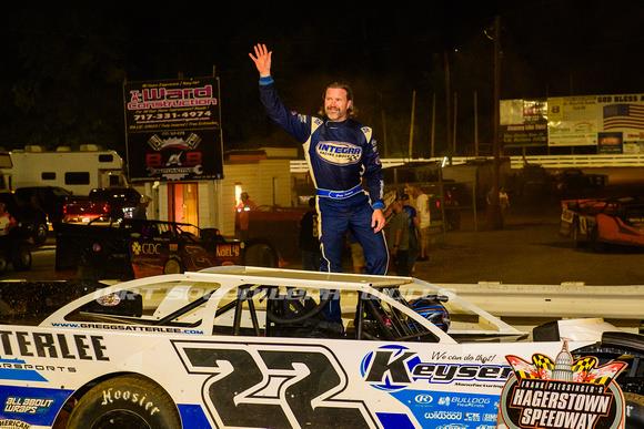 SATTERLEE IS SAGI TRIBUTE WINNER; RAIN POSTPONES SEMI LATE AND PURE STOCKS