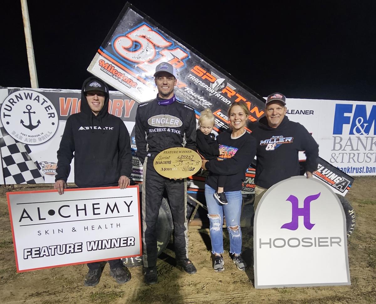 Joe B. Miller Cashes in Sprint Invaders Feature at 34 Raceway!